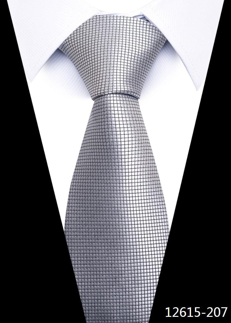 8 cm Silk Necktie Man's Office - L & M Kee, LLC