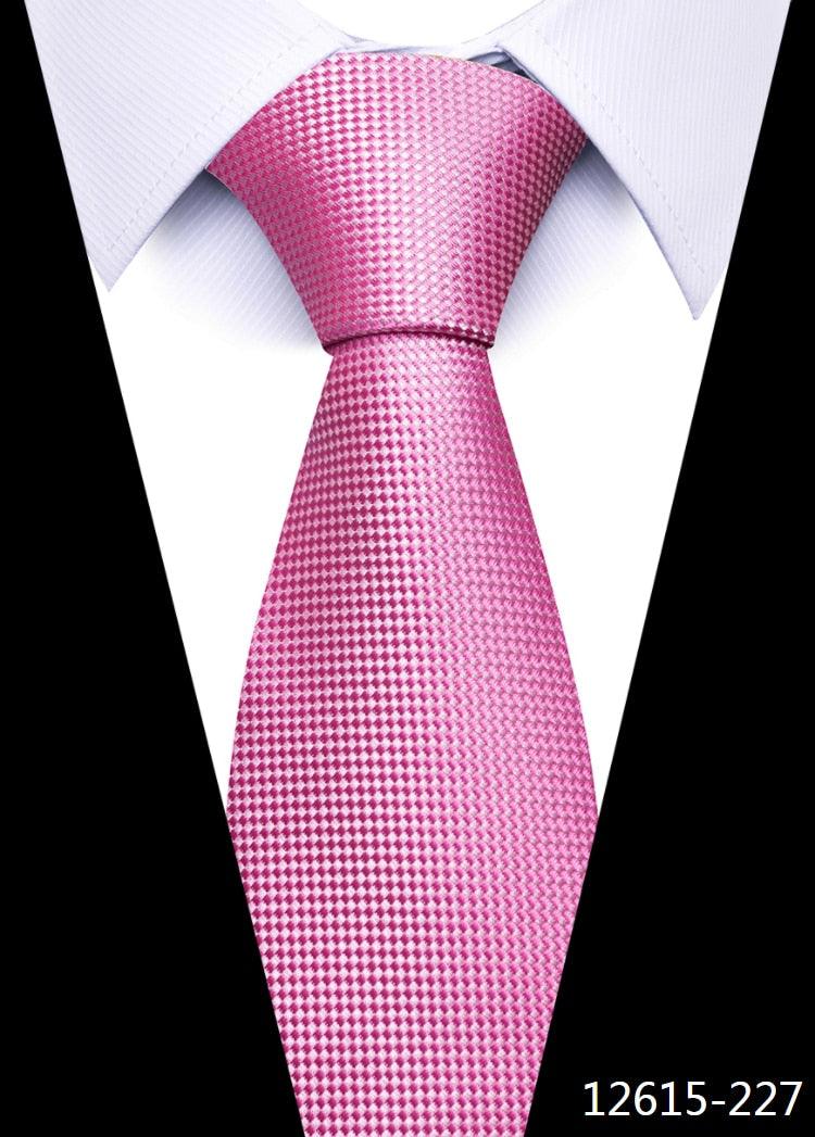 8 cm Silk Necktie Man's Office - L & M Kee, LLC