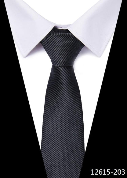 8 cm Silk Necktie Man's Office - L & M Kee, LLC