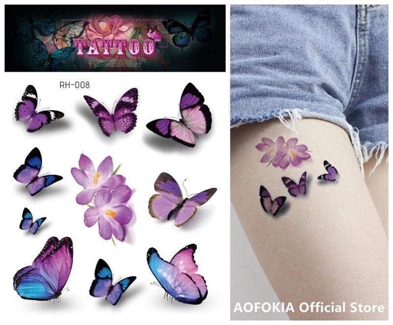 Butterfly Temporary Tattoos - L & M Kee, LLC