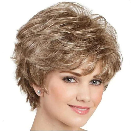 Natural Looking Blonde Wig with Bangs - L & M Kee, LLC