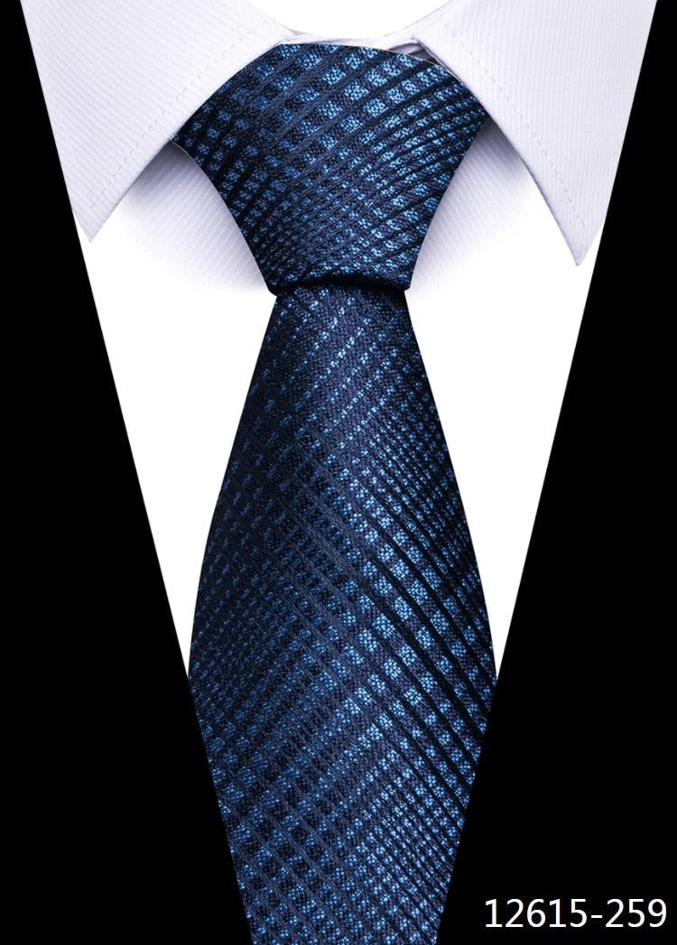 8 cm Silk Necktie Man's Office - L & M Kee, LLC