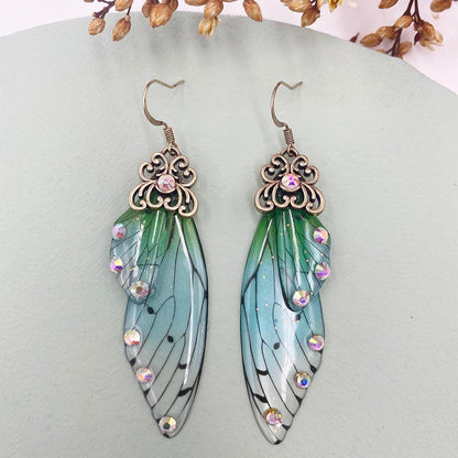 Femme Wing Drop Earrings - L & M Kee, LLC