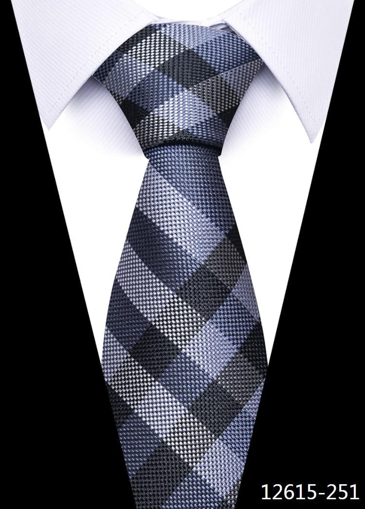 8 cm Silk Necktie Man's Office - L & M Kee, LLC