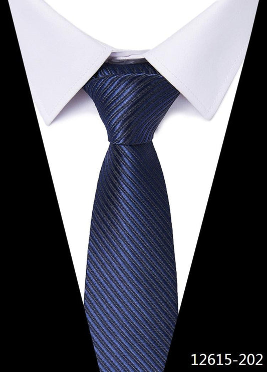 8 cm Silk Necktie Man's Office - L & M Kee, LLC