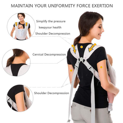 Natural Cotton Ergonomic Baby Carrier - L & M Kee, LLC