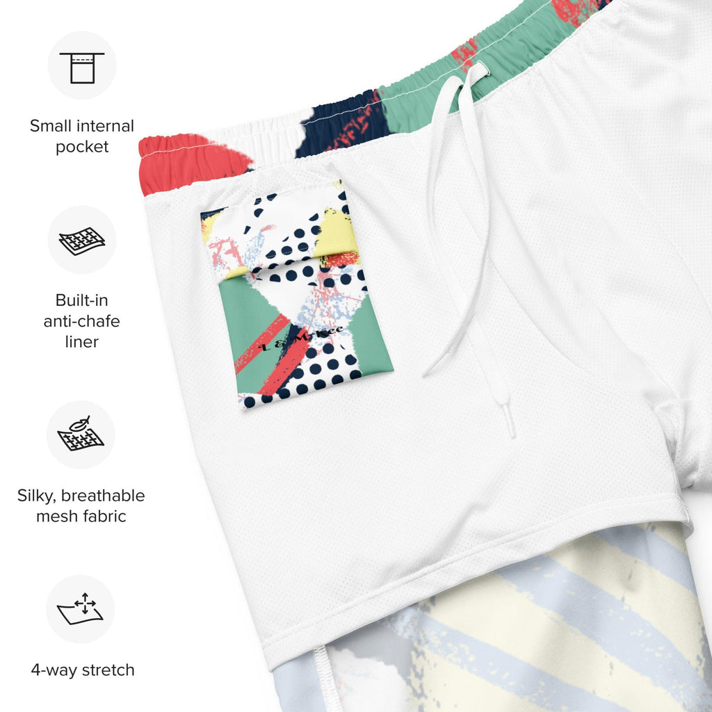 Print Splash Men's Swim Trunks - L & M Kee, LLC