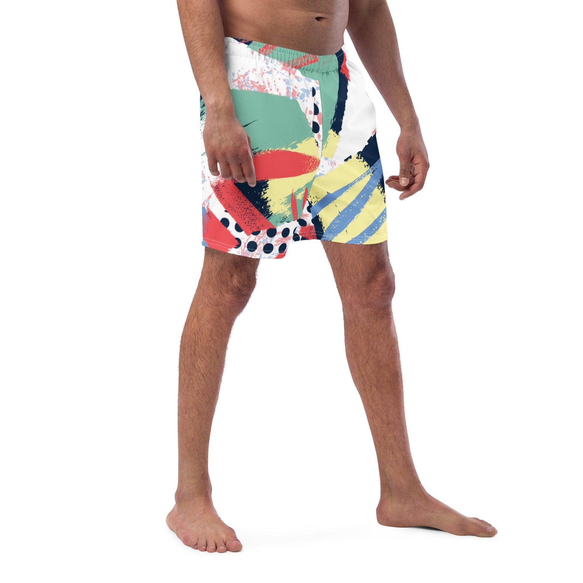 Print Splash Men's Swim Trunks - L & M Kee, LLC