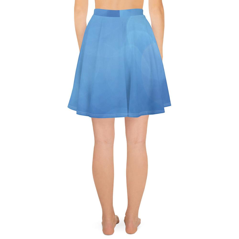 Pastel Blue Skater Skirt - L & M Kee, LLC