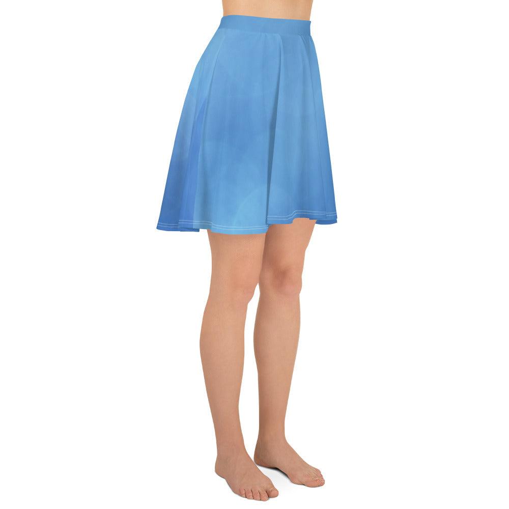 Pastel Blue Skater Skirt - L & M Kee, LLC