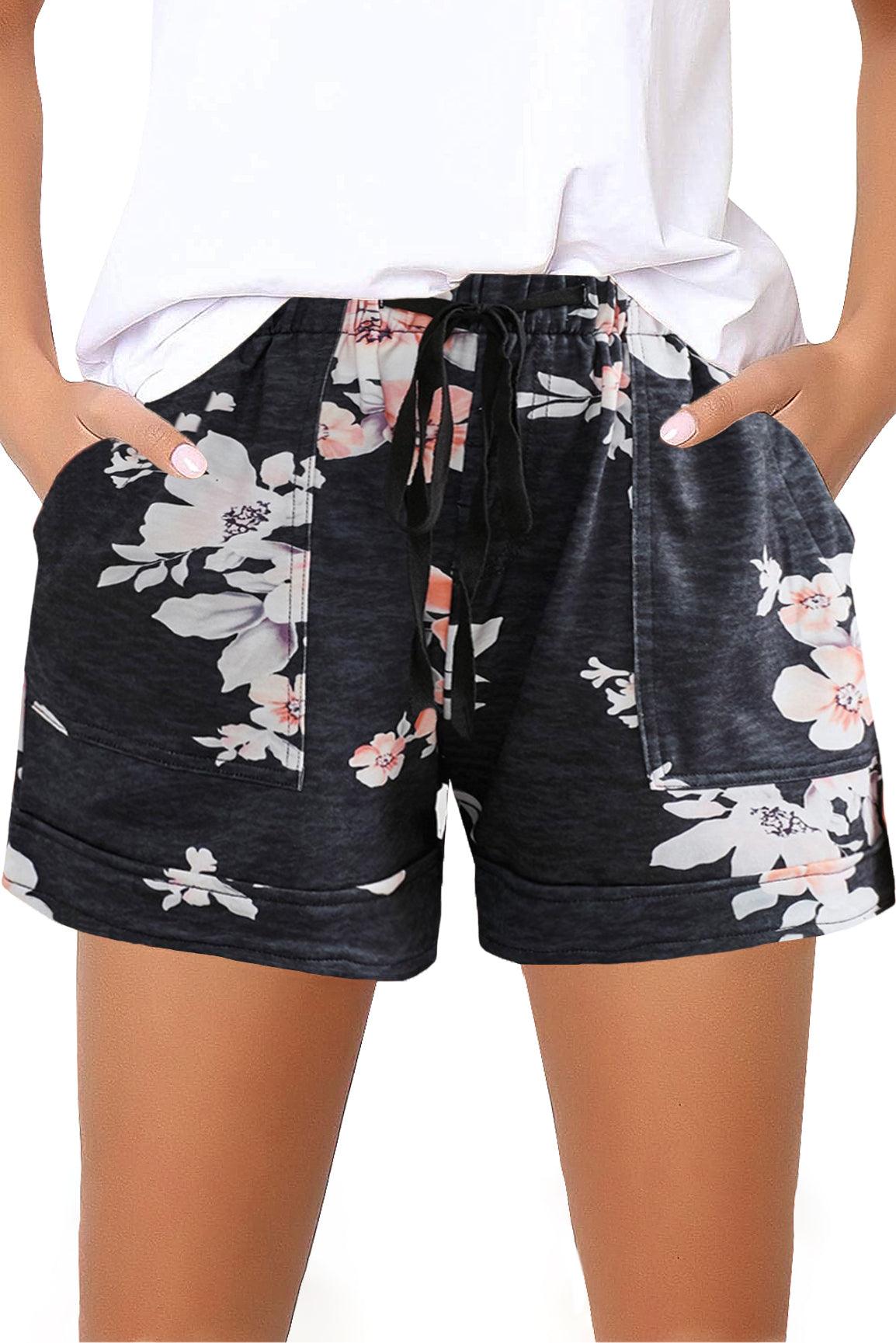 Camouflage Drawstring Waist Little Girls' Shorts with Pockets - L & M Kee, LLC