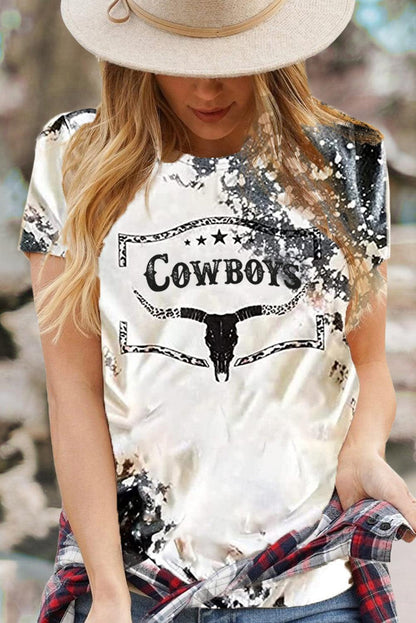 Western Cow Horn Graphic Tee