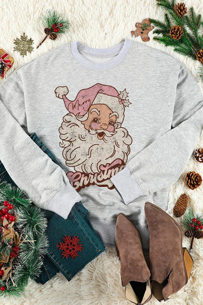 Father Christmas Embroidered Sweatshirt - L & M Kee, LLC