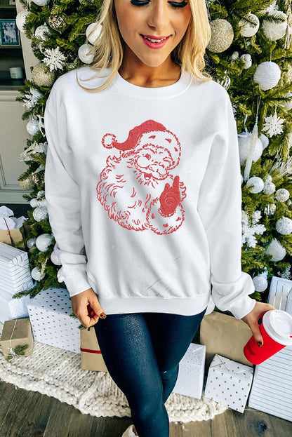 Father Christmas Embroidered Sweatshirt - L & M Kee, LLC