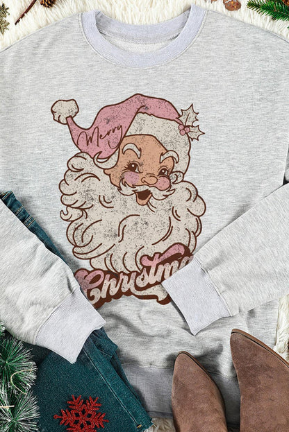 Father Christmas Embroidered Sweatshirt - L & M Kee, LLC