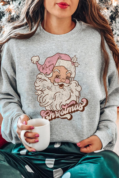 Father Christmas Embroidered Sweatshirt - L & M Kee, LLC