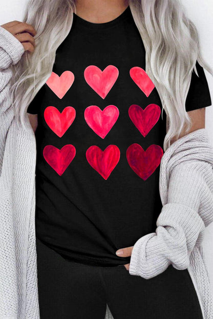 Sequin Heart Graphic Tee - L & M Kee, LLC