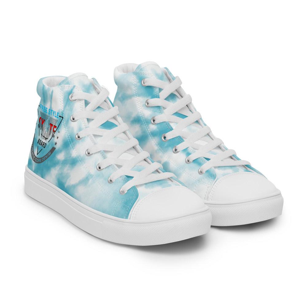 Skate Shoe Men’s high top canvas shoes - L & M Kee, LLC