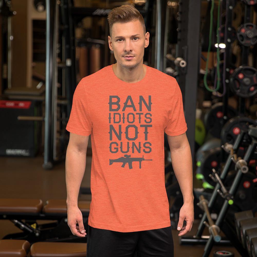 Ban Idiots Short-Sleeve Unisex T-Shirt - L & M Kee, LLC