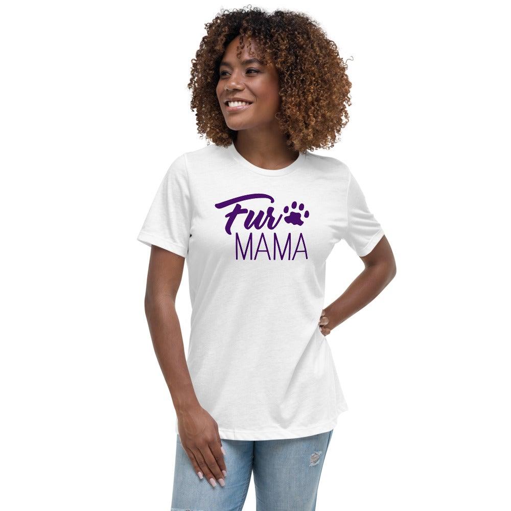 Fur Mama Women's Relaxed T-Shirt - L & M Kee, LLC