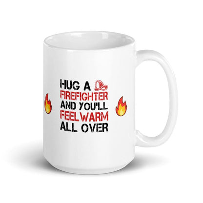 Hug A Firefighter Mug - L & M Kee, LLC