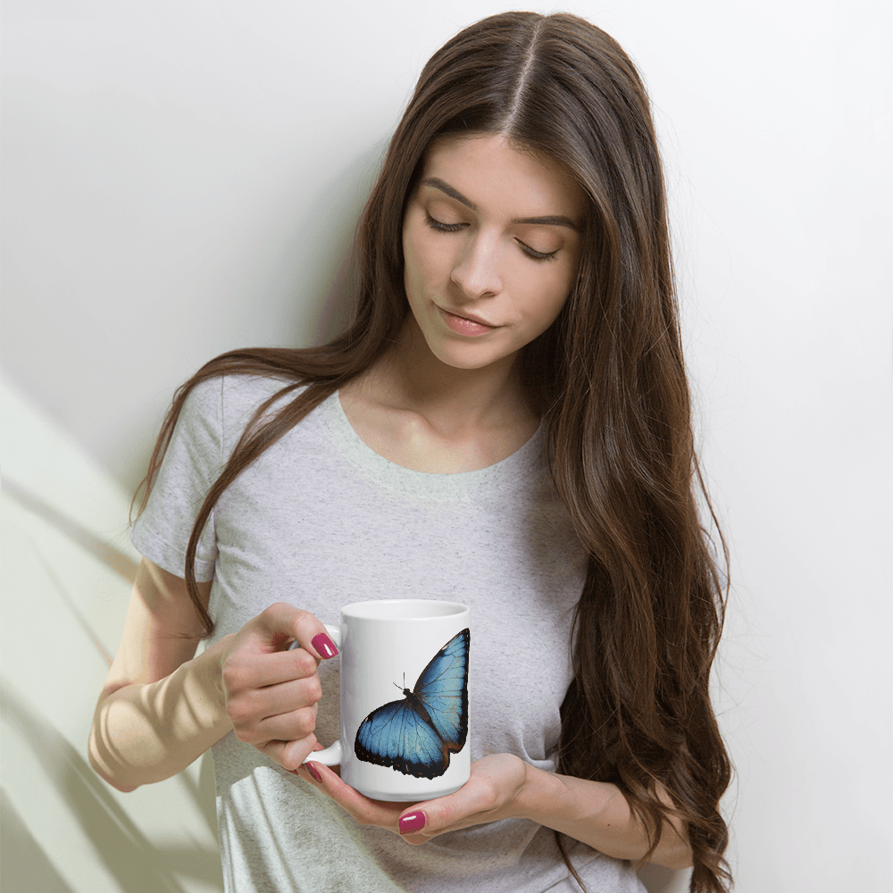 Sky Butterfly Coffee Cup - L & M Kee, LLC