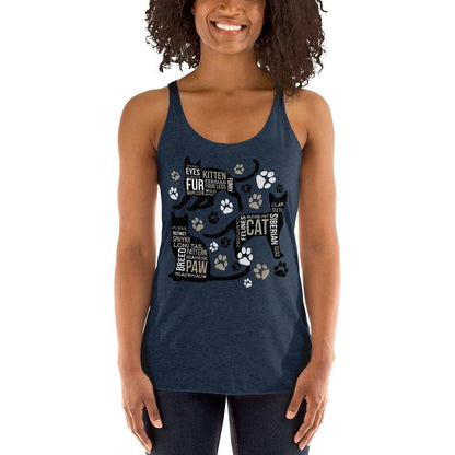 Catitude Women's Racerback Tank - L & M Kee, LLC