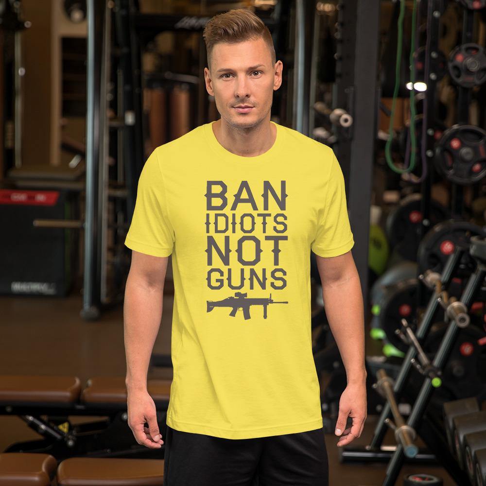 Ban Idiots Short-Sleeve Unisex T-Shirt - L & M Kee, LLC