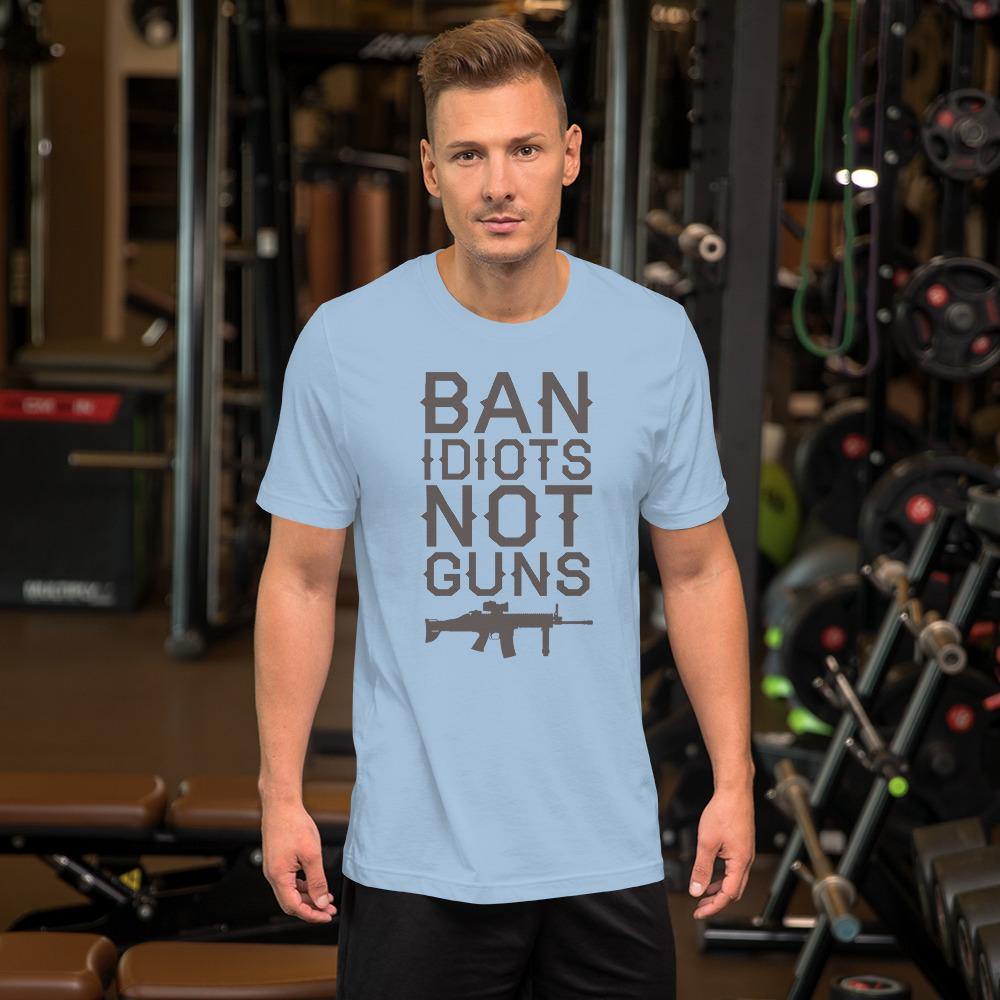 Ban Idiots Short-Sleeve Unisex T-Shirt - L & M Kee, LLC