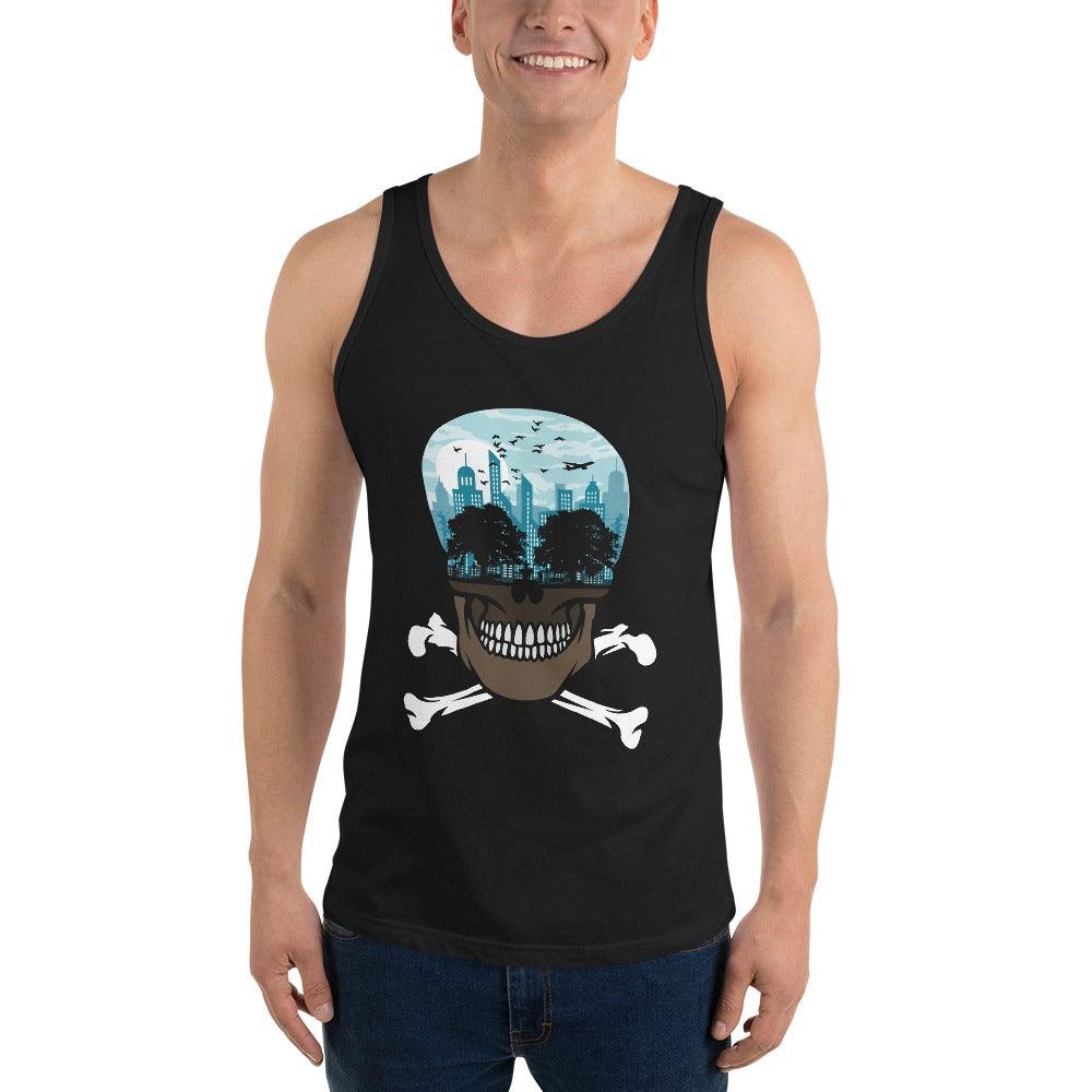 Skull City Unisex Tank Top - L & M Kee, LLC