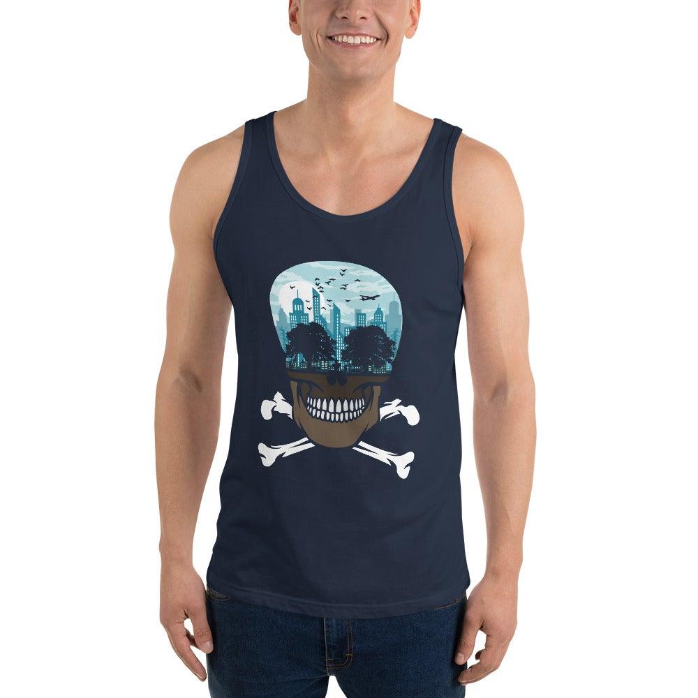 Skull City Unisex Tank Top - L & M Kee, LLC