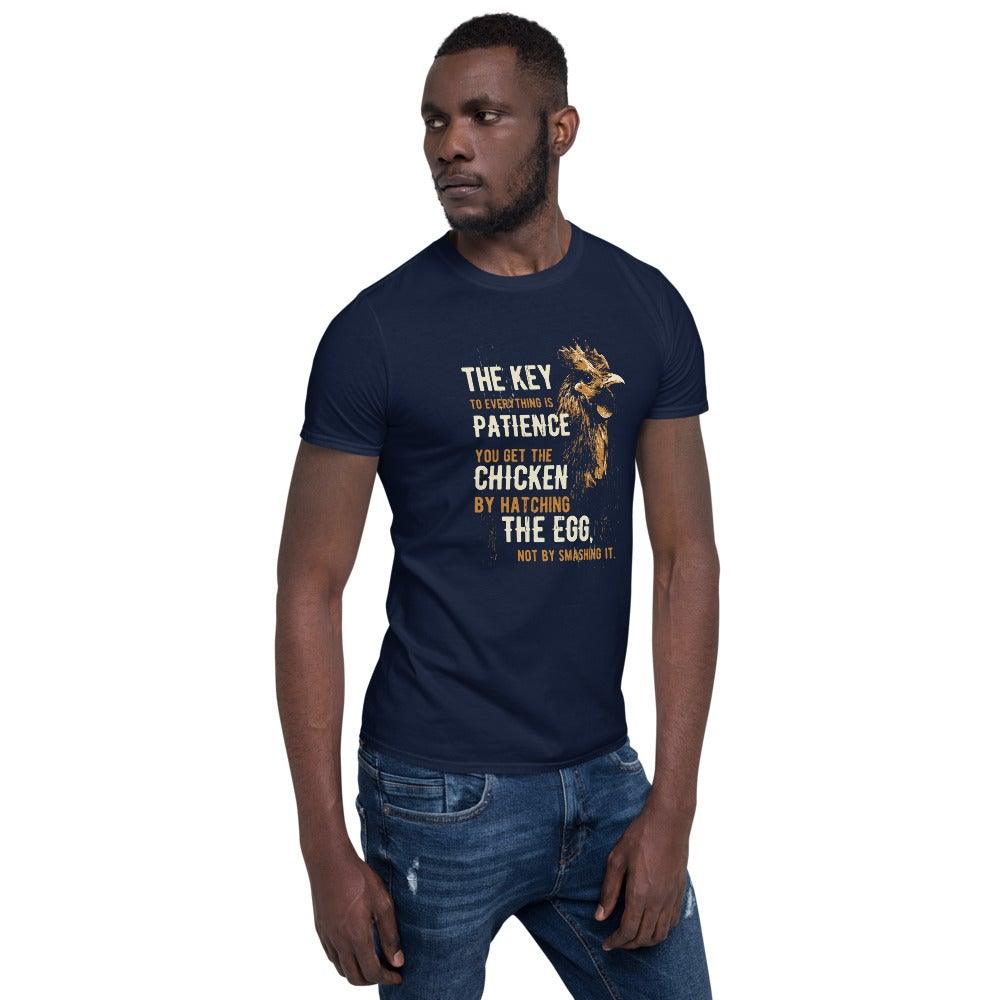 Chicken First Short-Sleeve Unisex T-Shirt - L & M Kee, LLC