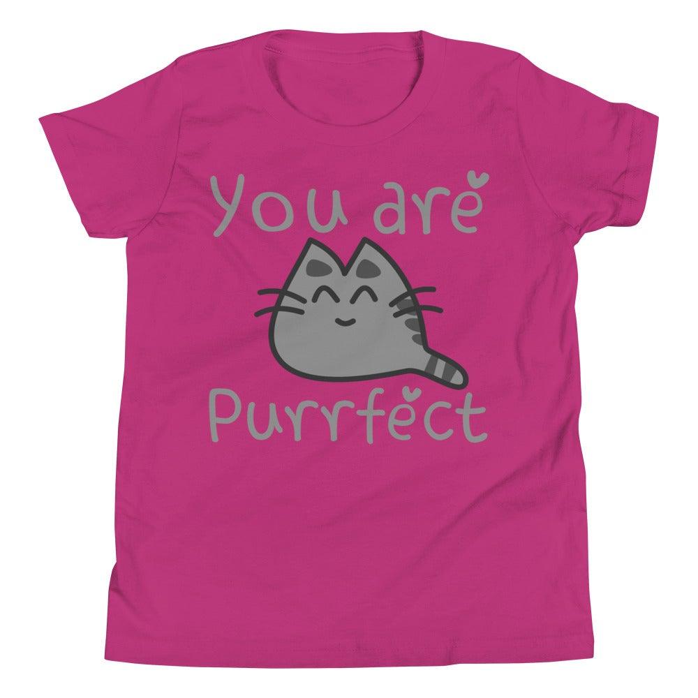 Purrfect Youth Short Sleeve T-Shirt - L & M Kee, LLC