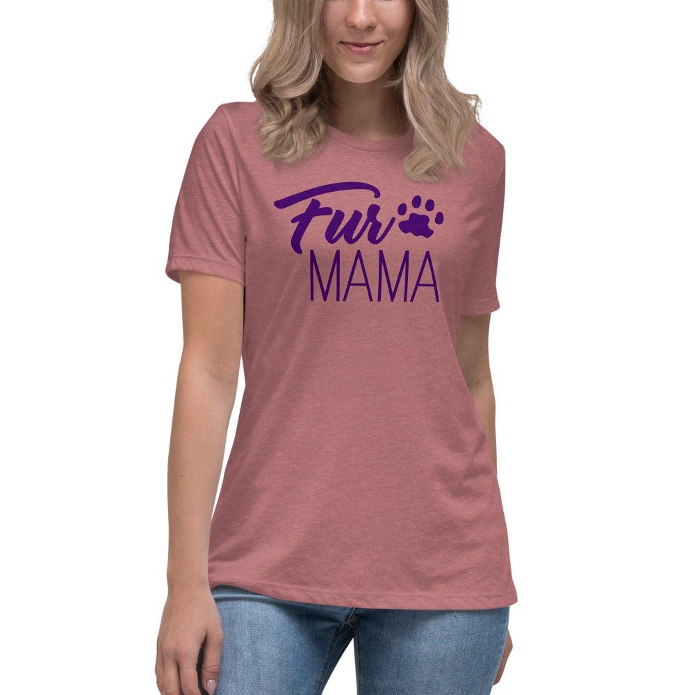 Fur Mama Women's Relaxed T-Shirt - L & M Kee, LLC