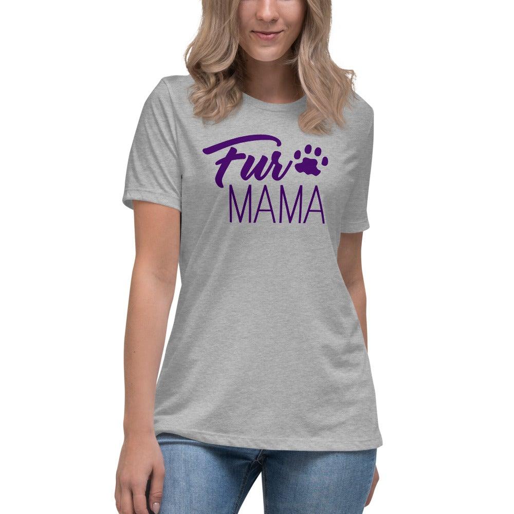 Fur Mama Women's Relaxed T-Shirt - L & M Kee, LLC