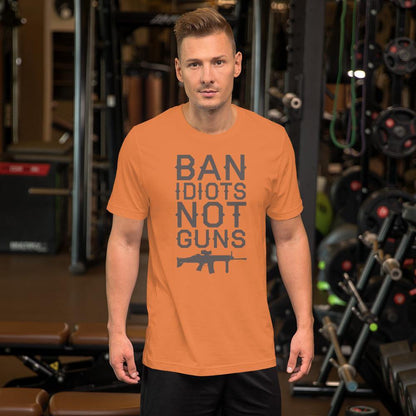 Ban Idiots Short-Sleeve Unisex T-Shirt - L & M Kee, LLC