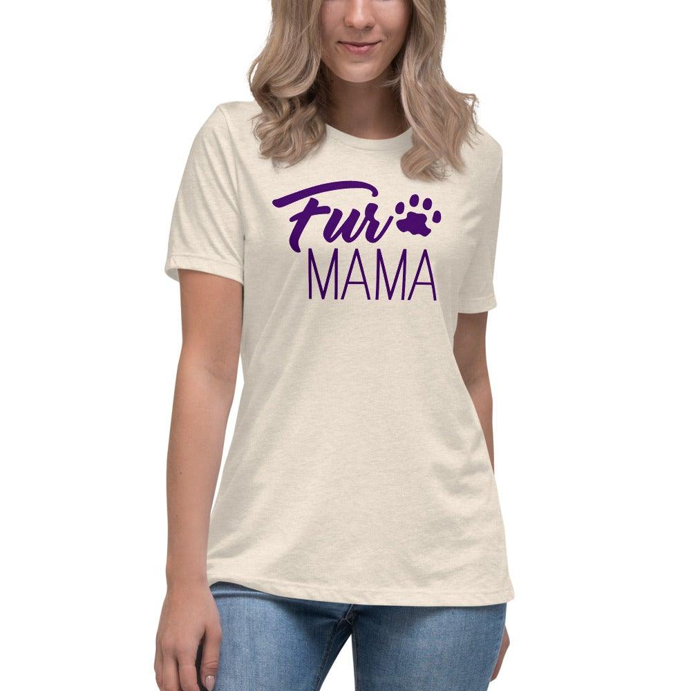 Fur Mama Women's Relaxed T-Shirt - L & M Kee, LLC