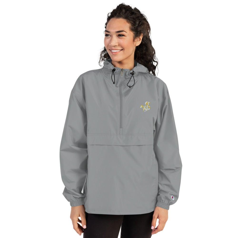 Squirrel Embroidered Champion Packable Jacket - L & M Kee, LLC