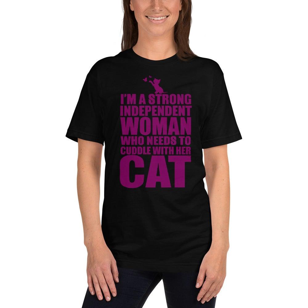 Independent With Cat T-Shirt - L & M Kee, LLC