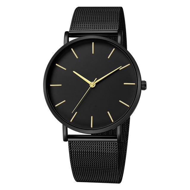 Minimalist Men Fashion Ultra Thin Watches - L & M Kee, LLC