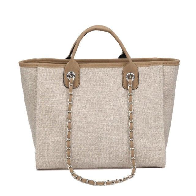 Lily White Fashion Tote Bag - L & M Kee, LLC