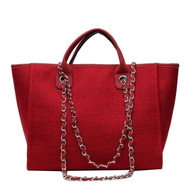 Lily White Fashion Tote Bag - L & M Kee, LLC