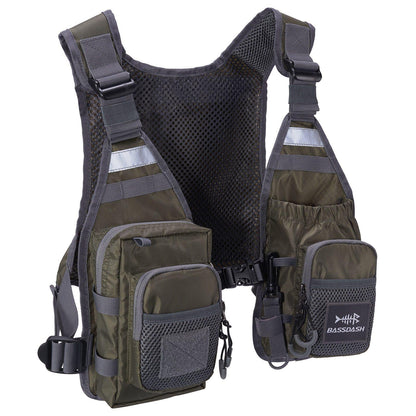 FV08 Lightweight Fly Fishing Vest | One Size Fits Most - L & M Kee, LLC