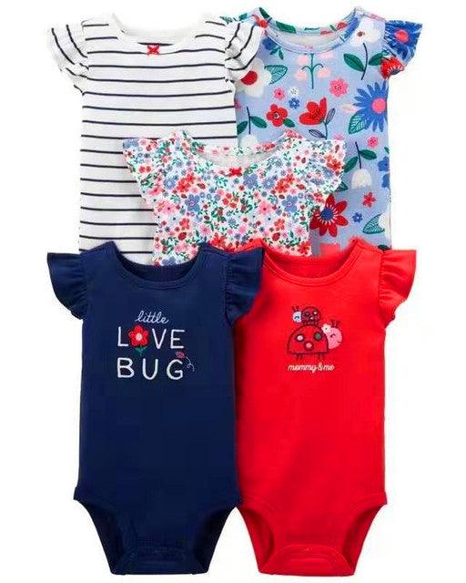Soft Cotton Clothes Baby Rompers - L & M Kee, LLC