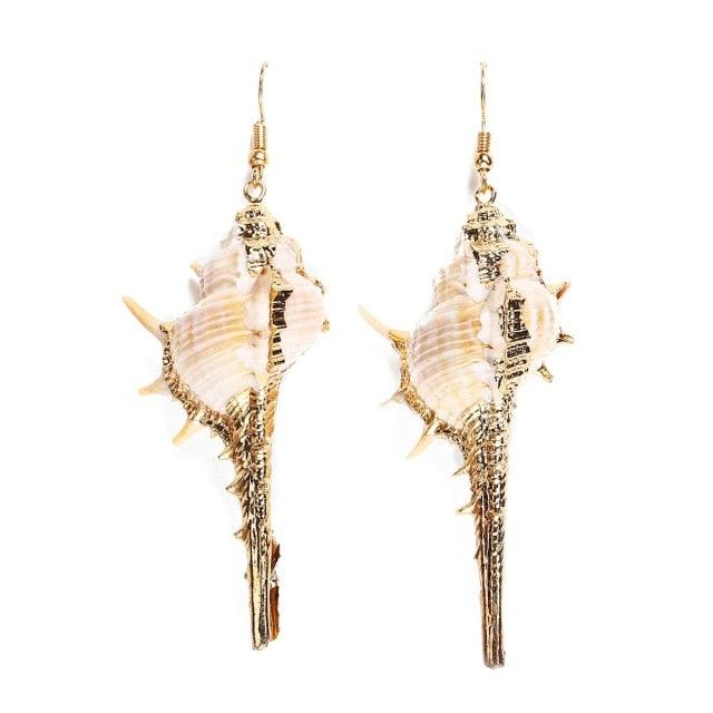 Dangle Earrings | Bear Heart Hummingbird Frog Tree Butterfly Sea Shell - L & M Kee, LLC