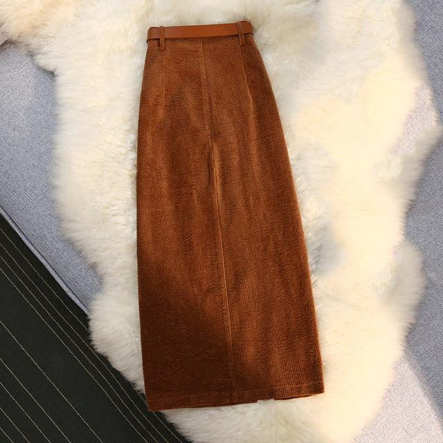 Vintage Corduroy Skirt - L & M Kee, LLC