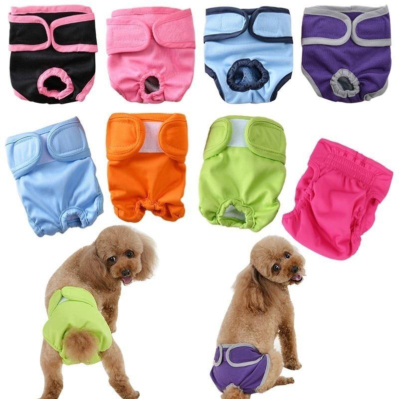 Dog Physiological Pants XS-XXL Washable Female Dog Panties - L & M Kee, LLC