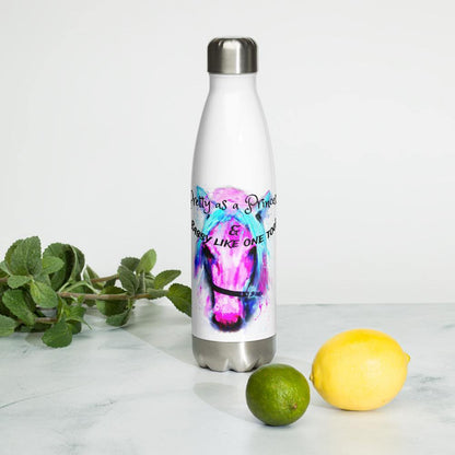 Pretty as a Princess and Sassy too Stainless Steel Water Bottle - L & M Kee, LLC