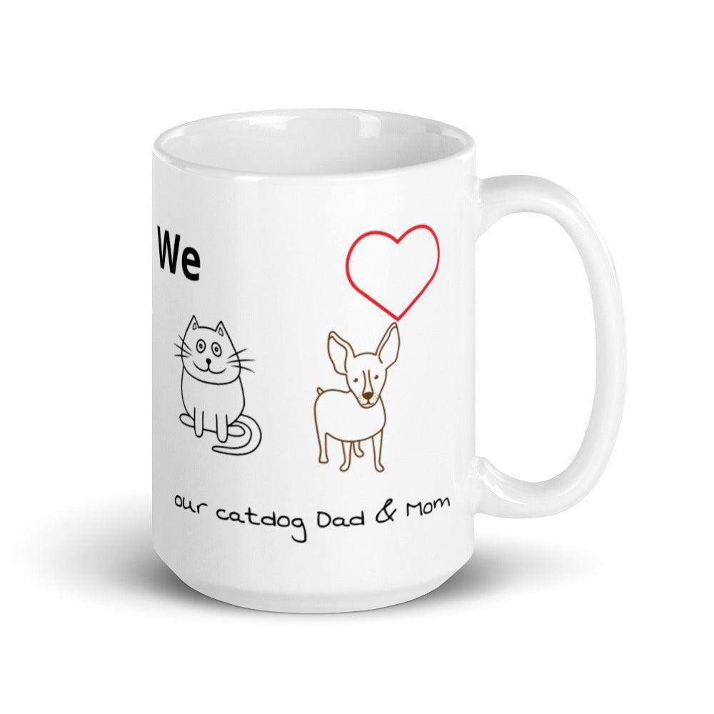 Mug - Cat/Dog Mommy & Daddy - L & M Kee, LLC