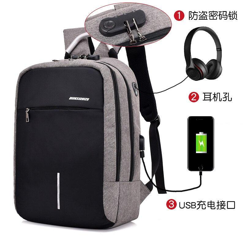 USB Laptop Backpack - L & M Kee, LLC